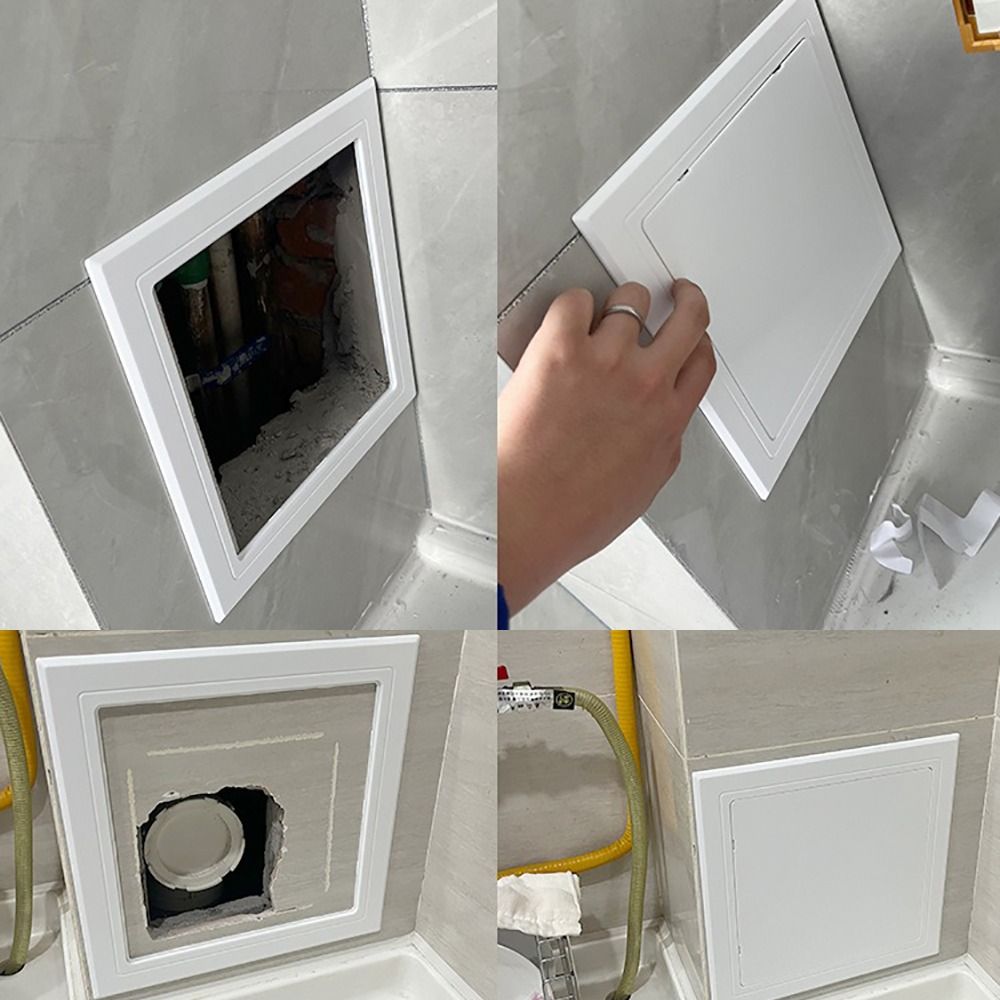 Furniture Hardware Fitting - Universal Self-adhesive Access Panel Door Plastic
