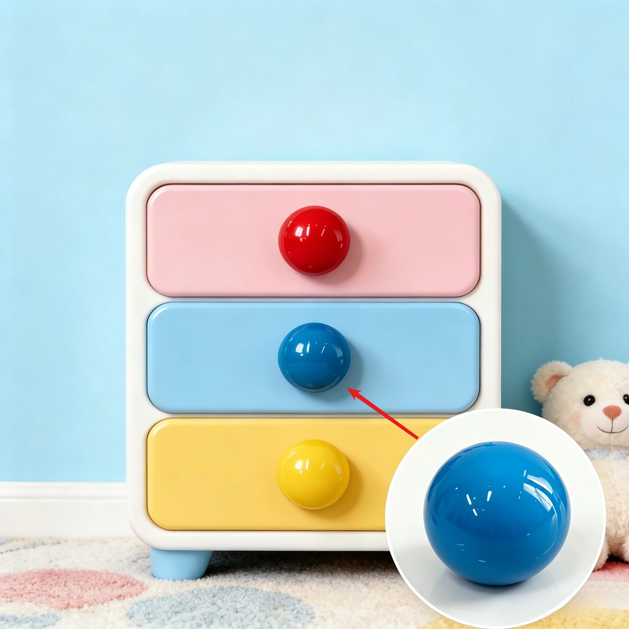 6pcs Single-Hole Round Ball Ca - đánh giá và giá Furniture Hardware Manufacturer